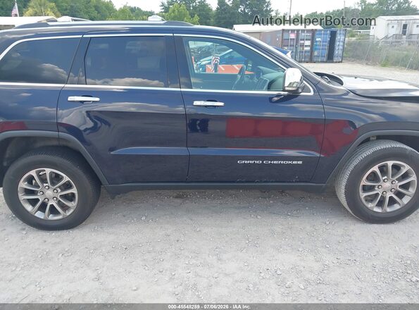 1C4RJFBG6GC415351 2016 JEEP GRAND CHEROKEE Blue Rear interior view