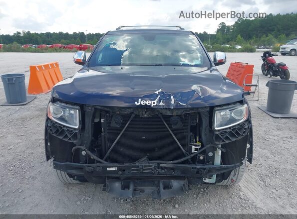 1C4RJFBG6GC415351 2016 JEEP GRAND CHEROKEE Blue Instrument cluster view