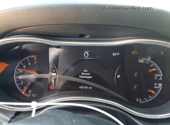 1C4RJFBG6GC431355 2016 JEEP GRAND Black Widok zestawu wskaźników