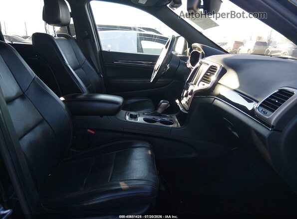 1C4RJFBG6GC431792 2016 JEEP GRAND CHEROKEE Black Widok wnętrza z przodu