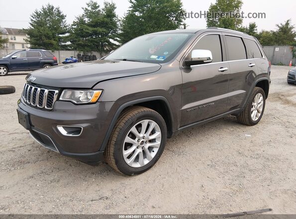 1C4RJFBG6HC683558 2017 JEEP GRAND CHEROKEE Gray Vista tres cuartos delantera izquierda