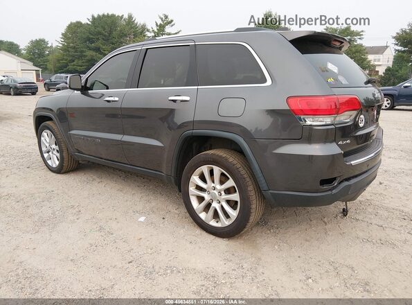 1C4RJFBG6HC683558 2017 JEEP GRAND CHEROKEE Gray Trasero izquierdo