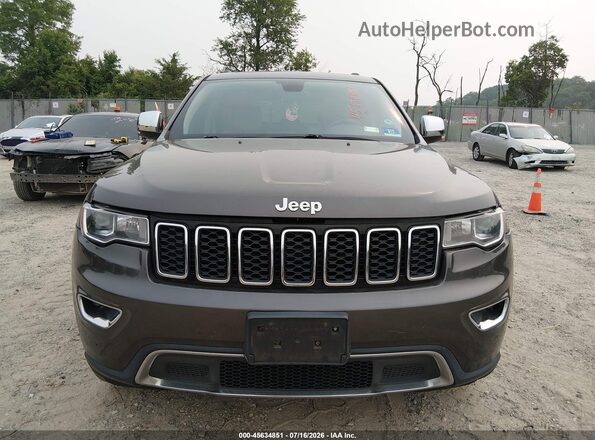 1C4RJFBG6HC683558 2017 JEEP GRAND CHEROKEE Gray Vista del cuadro de instrumentos