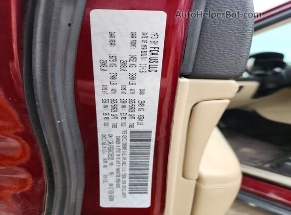 1C4RJFBG6HC705932 2017 JEEP GRAND Red Widok komory silnika