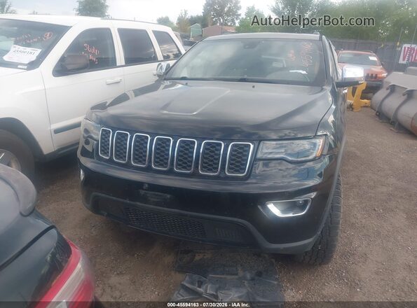 1C4RJFBG6HC848606 2017 JEEP GRAND CHEROKEE Black ხელსაწყოთა პანელის ხედი