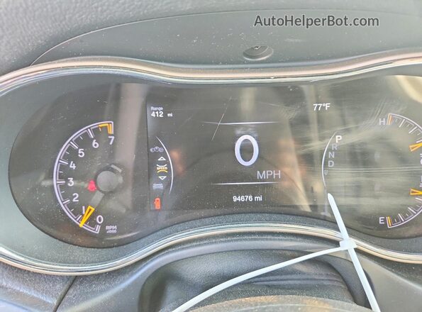 1C4RJFBG6HC929332 2017 JEEP GRAND Black Вид щитка приладів