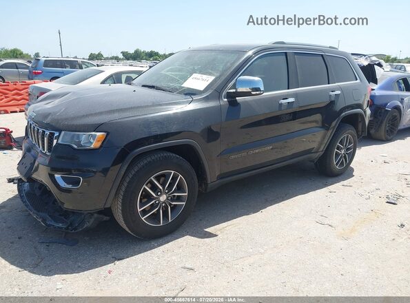 1C4RJFBG6HC940475 2017 JEEP GRAND CHEROKEE Black Առջևի ձախ երեք քառորդ տեսարան