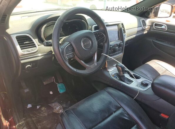 1C4RJFBG6JC190341 2018 JEEP GRAND Burgundy Առջևի վահանակի տեսք