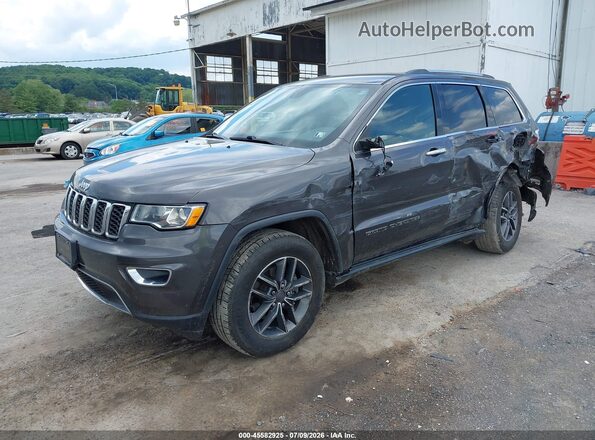 1C4RJFBG6KC693093 2019 JEEP GRAND CHEROKEE Gray წინა მარცხენა ხედი სამი მეოთხედიდან