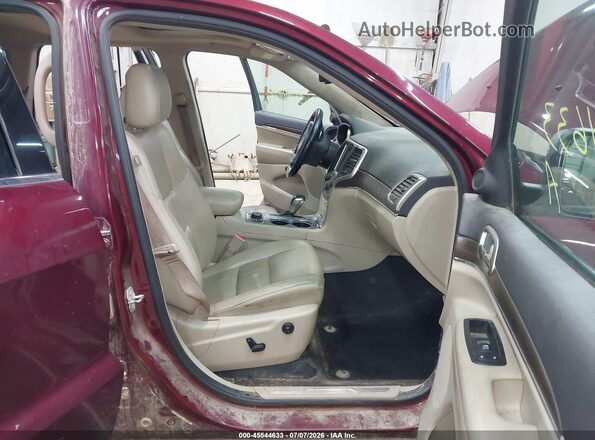 1C4RJFBG7GC389407 2016 JEEP GRAND CHEROKEE Burgundy Vista interior delantera