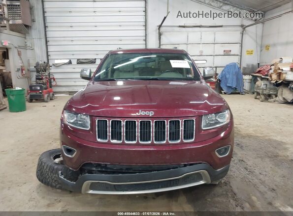 1C4RJFBG7GC389407 2016 JEEP GRAND CHEROKEE Burgundy Vista del cuadro de instrumentos