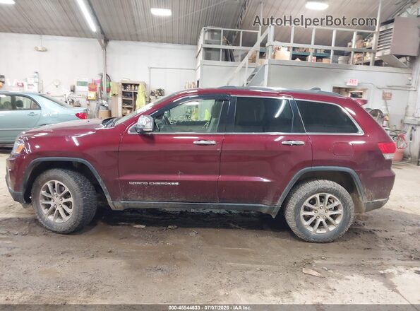 1C4RJFBG7GC389407 2016 JEEP GRAND CHEROKEE Burgundy Vista interior de 360 grados