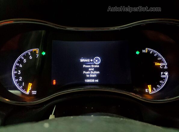 1C4RJFBG7GC452764 2016 JEEP GRAND Burgundy ხელსაწყოთა პანელის ხედი
