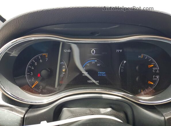 1C4RJFBG7GC461741 2016 JEEP GRAND Charcoal ხელსაწყოთა პანელის ხედი