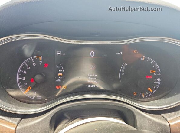 1C4RJFBG7HC603247 2017 JEEP GRAND Gray Instrument cluster view