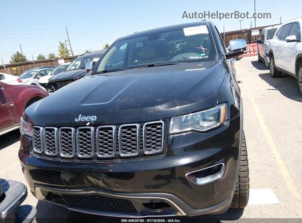 1C4RJFBG7HC738695 2017 JEEP GRAND CHEROKEE Black Widok zestawu wskaźników