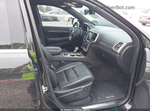 1C4RJFBG7HC801066 2017 JEEP GRAND CHEROKEE Black Widok wnętrza z przodu