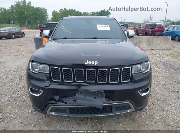 1C4RJFBG7HC801066 2017 JEEP GRAND CHEROKEE Black Widok zestawu wskaźników