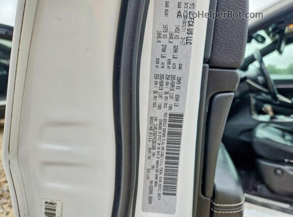1C4RJFBG7HC861686 2017 JEEP GRAND White Вид наклейки з VIN-кодом