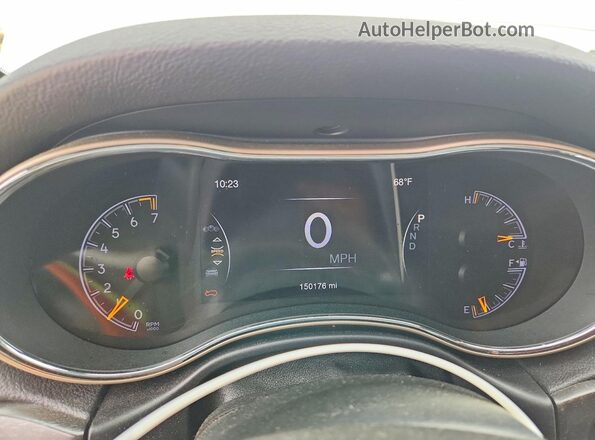 1C4RJFBG7HC861686 2017 JEEP GRAND White Вид щитка приладів