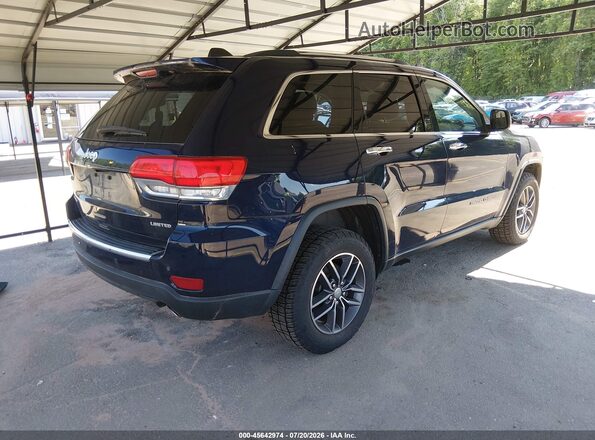 1C4RJFBG7HC924673 2017 JEEP GRAND CHEROKEE Blue Задня права чверть