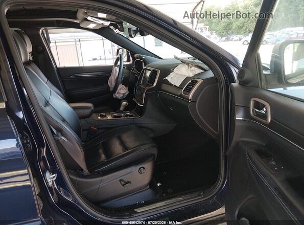 1C4RJFBG7HC924673 2017 JEEP GRAND CHEROKEE Blue Вид салону спереду