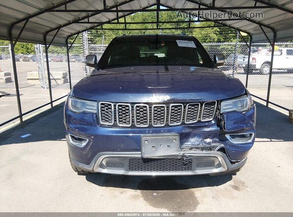 1C4RJFBG7HC924673 2017 JEEP GRAND CHEROKEE Blue Вид щитка приладів