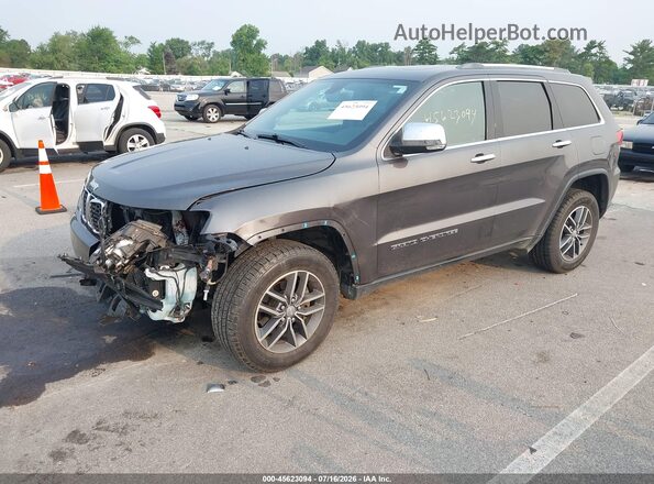 1C4RJFBG7JC204229 2018 JEEP GRAND CHEROKEE Gray Առջևի ձախ երեք քառորդ տեսարան