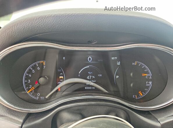 1C4RJFBG7JC505180 2018 JEEP GRAND White Instrument cluster view
