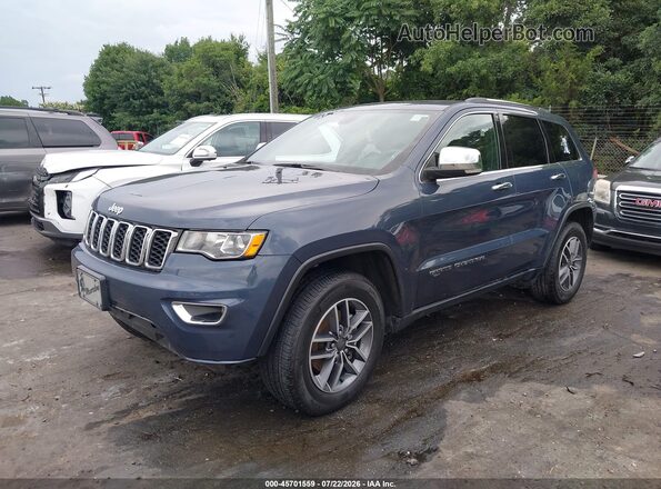 1C4RJFBG7KC730698 2019 JEEP GRAND CHEROKEE Blue Передня ліва чверть