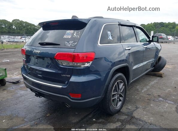 1C4RJFBG7KC730698 2019 JEEP GRAND CHEROKEE Blue Задня права чверть