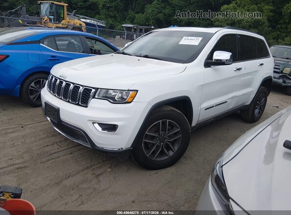 1C4RJFBG7KC775222 2019 JEEP GRAND CHEROKEE White Առջևի ձախ երեք քառորդ տեսարան