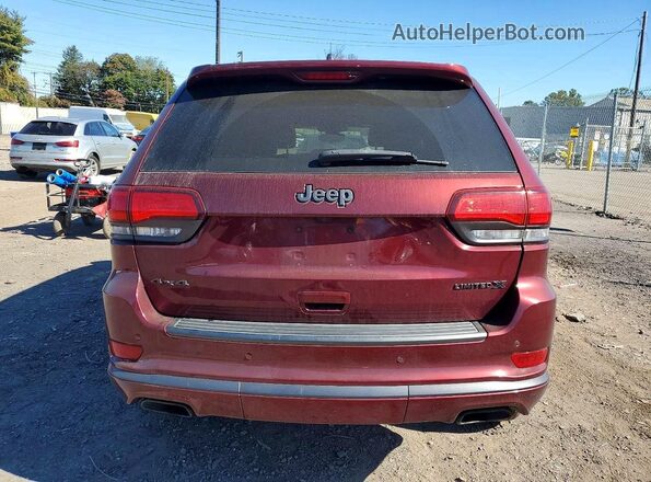 1C4RJFBG7LC110483 2020 JEEP GRAND Burgundy Vista trasera