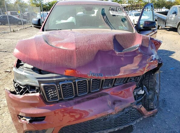 1C4RJFBG7LC110483 2020 JEEP GRAND Burgundy Vista del compartimento del motor