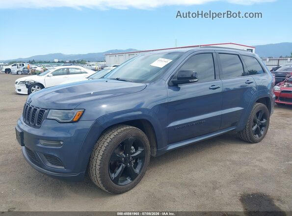 1C4RJFBG7LC268211 2020 JEEP GRAND CHEROKEE Синий Передняя левая четверть