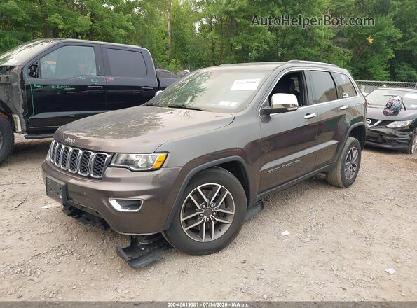 1C4RJFBG7MC510724 2021 JEEP GRAND CHEROKEE Gray Առջևի ձախ երեք քառորդ տեսարան