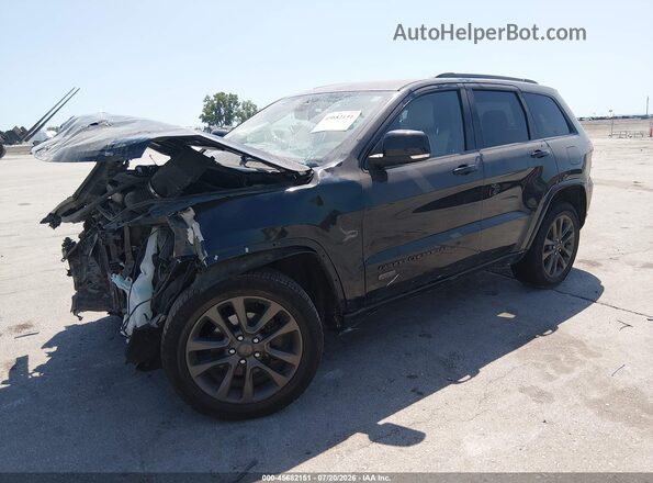 1C4RJFBG8GC349398 2016 JEEP GRAND CHEROKEE Black წინა მარცხენა ხედი სამი მეოთხედიდან