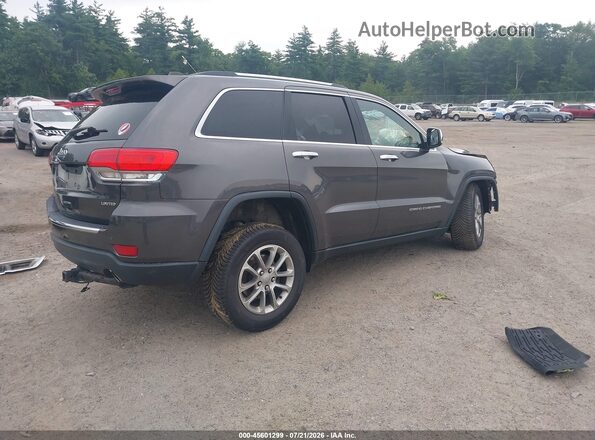 1C4RJFBG8GC385933 2016 JEEP GRAND CHEROKEE Серый Задняя правая четверть