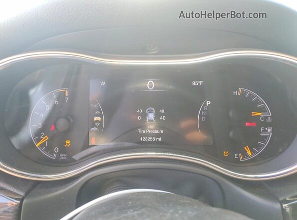 1C4RJFBG8GC441045 2016 JEEP GRAND Зеленый Вид щитка приборов