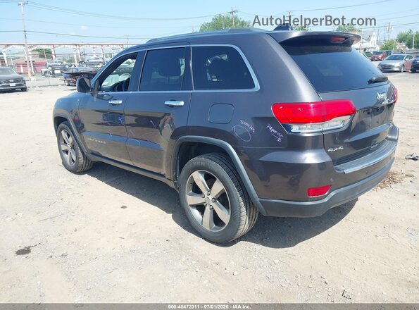 1C4RJFBG8GC443913 2016 JEEP GRAND CHEROKEE Серый Задняя левая четверть