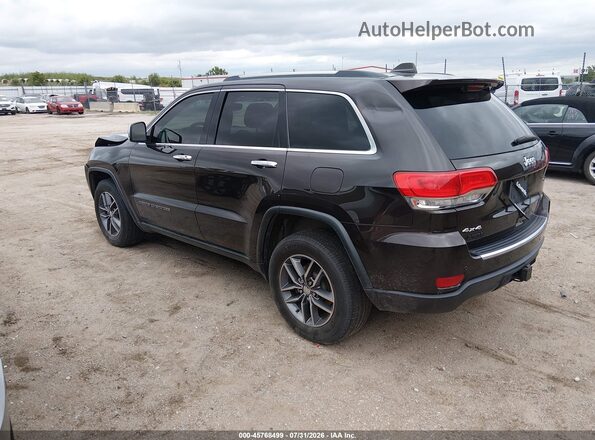 1C4RJFBG8HC605380 2017 JEEP GRAND CHEROKEE Коричневый Задняя левая четверть