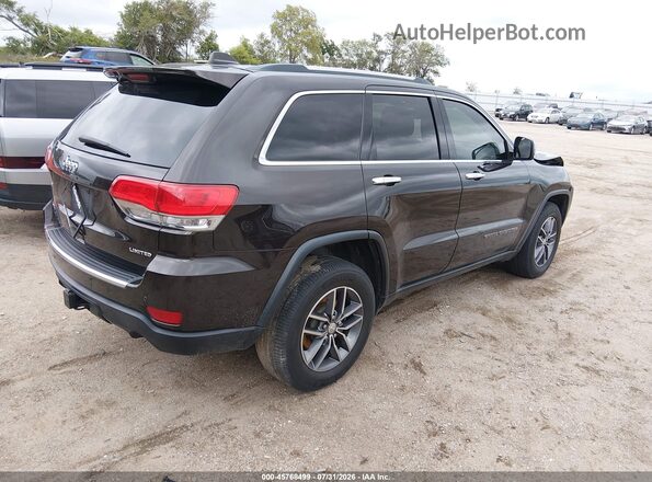 1C4RJFBG8HC605380 2017 JEEP GRAND CHEROKEE Коричневый Задняя правая четверть