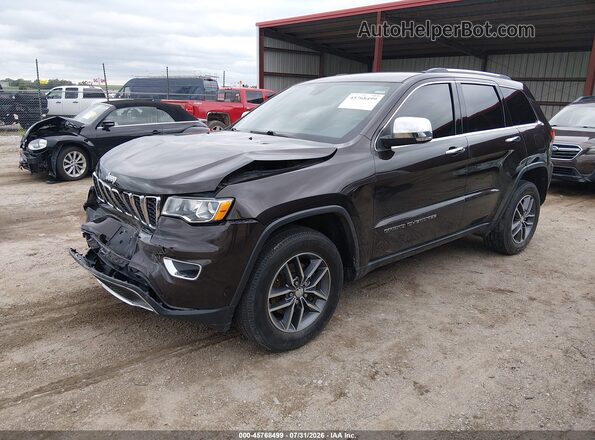 1C4RJFBG8HC605380 2017 JEEP GRAND CHEROKEE Коричневый Передняя левая четверть