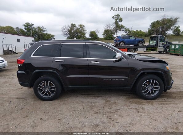 1C4RJFBG8HC605380 2017 JEEP GRAND CHEROKEE Коричневый Вид задней части салона