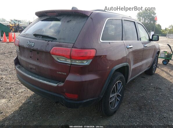 1C4RJFBG8HC635284 2017 JEEP GRAND CHEROKEE Burgundy Հետևի աջ