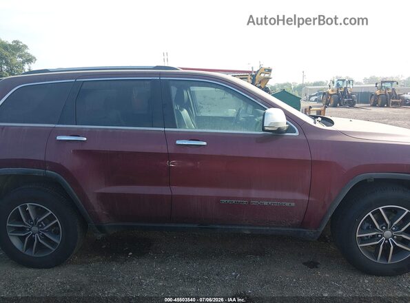 1C4RJFBG8HC635284 2017 JEEP GRAND CHEROKEE Burgundy Սալոնի հետևի տեսք