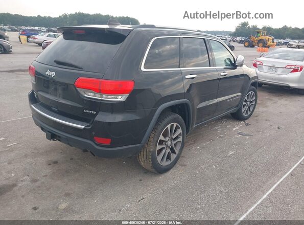 1C4RJFBG8JC136104 2018 JEEP GRAND CHEROKEE Black Հետևի աջ
