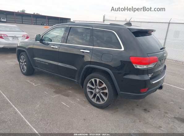 1C4RJFBG8JC136104 2018 JEEP GRAND CHEROKEE Black Հետևի ձախ