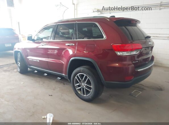 1C4RJFBG8JC402124 2018 JEEP GRAND CHEROKEE Красный Задняя левая четверть