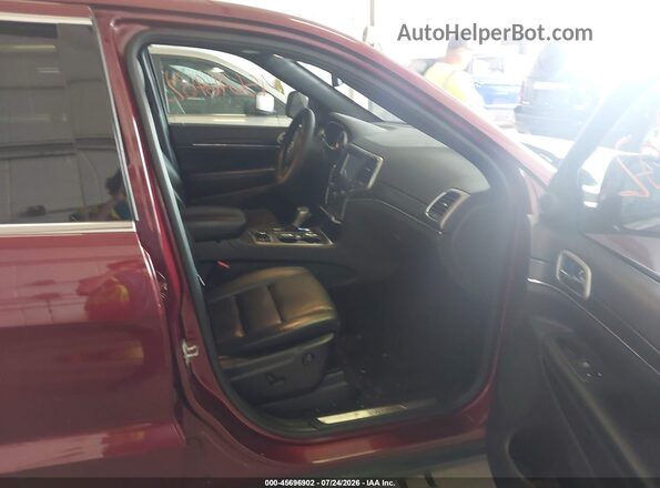 1C4RJFBG8JC402124 2018 JEEP GRAND CHEROKEE Красный Вид салона спереди